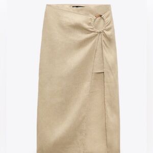 Zara linen Skirt